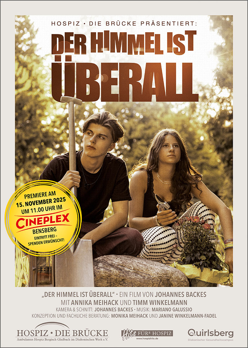 Am 15. November um 11 Uhr feiert der Film „Der Himmel ist überall“ im Cineplex in Bensberg Premiere – Der Eintritt ist frei.