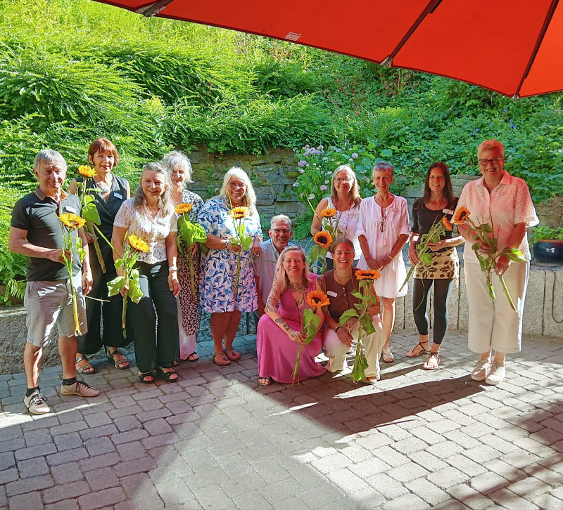 Neue Hospizhelfer beim Hospiz Die Brücke